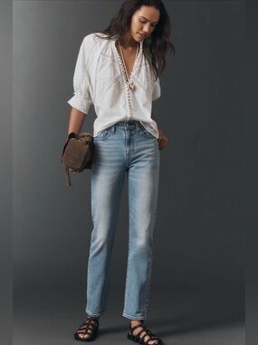 Levi’s Wedgie High-Rise Slim Straight-Leg 27